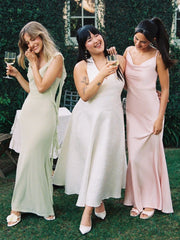 Jacquard V-neck Floral Lace Up Maxi Dress Curve & Plus