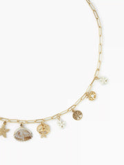 SHELL & STARFISH WAIST CHAIN