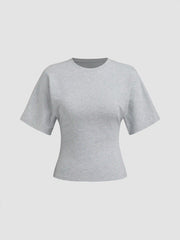 Round Neckline Tee