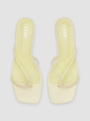 FLIP-FLOP HEELED SANDALS