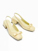 BOWKNOT SLINGBACK HEELS