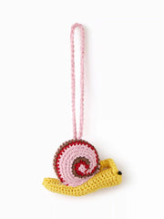SNAIL KNITTED BAG CHARM