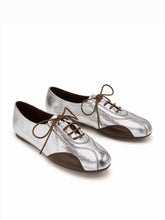 TWO-TONE LACE-UP SNEAKERS