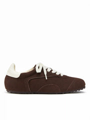 TWO-TONE SUEDE SNEAKERS