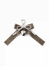 LEOPARD & BOWKNOT & HEART KEYCHAIN
