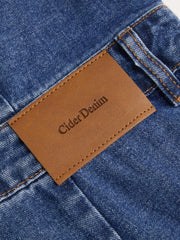 Cider Denim V-neck Knotted Wide Leg Jumpsuit Curve & Plus