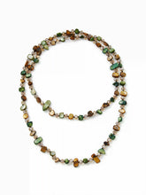 DOUBLE LAYER STONE BEADED NECKLACE