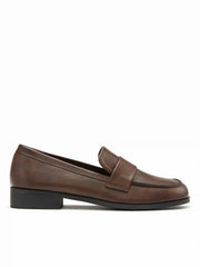 ROUND TOE FLAT LOAFERS