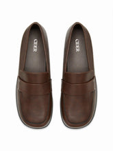 ROUND TOE FLAT LOAFERS