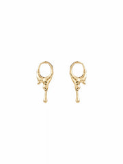LIQUID METAL STUD EARRINGS