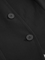 V-neck Button Blazer Vest Curve & Plus
