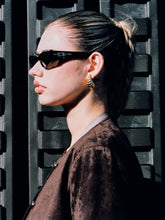 TWISTED WATER DROP STUD EARRINGS