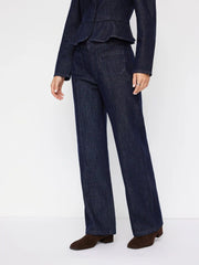 Cider Denim Low Rise Straight Leg Jeans