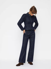 Cider Denim Low Rise Straight Leg Jeans