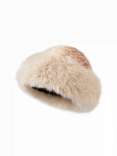 DEER PRINT FUZZY BUCKET HAT