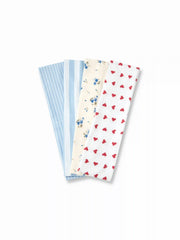 4PCS STRIPED & HEART & FLOWER HEADBAND SET