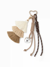 HEART FRINGED KEYCHAIN