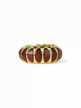 MARBLE TEXTURED CURVE BANGLE BRACELET