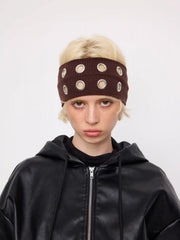 EYELET EMBELLISHED HEADBAND