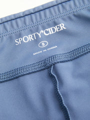 Mid Rise Solid Lined Mini Active Skirt