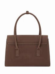 FAUX SUEDE SHOULDER BAG