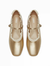 ROUND TOE LACE MARY JANES