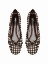BOWKNOT GINGHAM MARY JANES