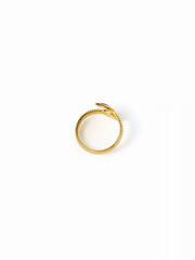 SNAKE-SHAPED OPEN RING