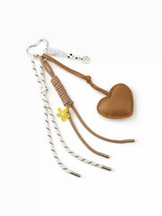HEART & FLOWER & FORK KEYCHAIN