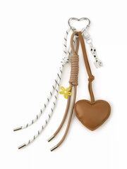 HEART & FLOWER & FORK KEYCHAIN
