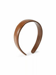 FAUX PATENT LEATHER HEADBAND