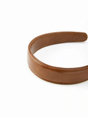 FAUX PATENT LEATHER HEADBAND