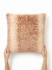 DEER PRINT FUZZY PILLOWCASE