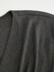 Cowl Neck Ruched Cinched Waist Top