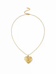 HAERT SHAPED LETTERS PENDANT NECKLACE
