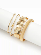 4 PCS GEOMETRIC BRACELETS SET