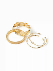 4 PCS GEOMETRIC BRACELETS SET