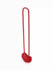 HEART BEADED MINI CROSSBODY BAG
