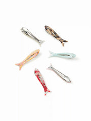 6 PCS FISH HAIR CLIP SET