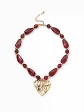 HAERT PENDANT RENSIN BEADED NECKLACE