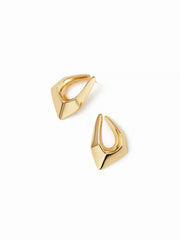18K GOLD PLATED STAINLESS STEEL IRREGULAR DROP EARRINGS