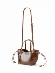 FAUX LEATHER SHOULDER BAG & CROSSBODY BAG
