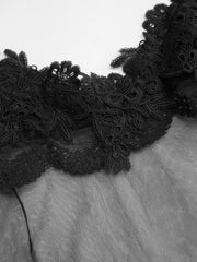 V-neck Floral Lace Underwire Lingerie With Thong Set