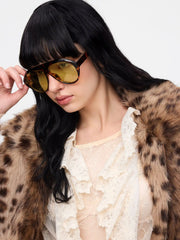 OVAL FRAME FASHION GLASSES