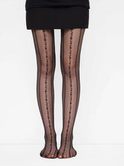 STRIPED & FLORAL TIGHTS