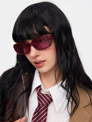 SQUARE FRAME FASHION GLASSES