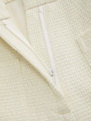 Tweed Boat Neck Jumpsuit