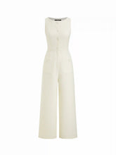 Tweed Boat Neck Jumpsuit