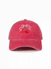 BOWKNOT & CHERRY BASEBALL CAP