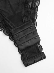 Lace V-neck Bowknot Bodysuit